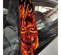 MMSXY 1 Set of Universal Car Center Pillar Stickers for Suzuki SX4 Models,Waterproof,Sun Resistant,and Non Fading B Pillar protective Film,Car Styling Accessories