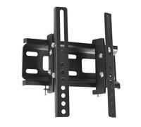 MMT Tilting TV Wall Bracket, 32-55in TVs, 50kg, VESA 400x400mm, Universal | Tilt up to -10 degrees, 60mm from wall, fits LCD LED OLED Plasma TVs, includes fixings and spirit level, UK seller