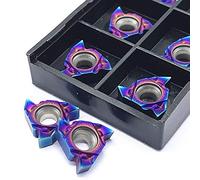 MMT16ER AG60-S MMT16IR AG60-S Nano Blue Thread Insert Cemented Carbide Blade CNC Tool Blade 16ER 16IR AG60(MMT16ER AG60-S,2PCS)