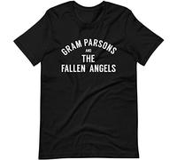 MMUNNA Gram Parsons and The Fallen Angels Cosmic Country Inspired T-Shirt Joshua Tree96782 Black XL