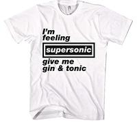 MMUNNA Supersonic Oasis T-Shirt Mens Toutes Les Tailles Couleurs White S