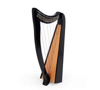 MMX HX22BK celtic harp in black - 22 strings