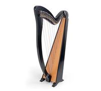 MMX HX36BK celtic harp in black - 36 strings, Matt black