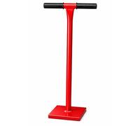 MMXX 2 0 2 0 Earth Masher 150 x 150 mm Hand Tamper Made of Solid Steel | 83 cm T-Handle Concrete Tamper | Robust Soil Compactor for Garden, Soil & Sand | Manual Floor Tamper Red