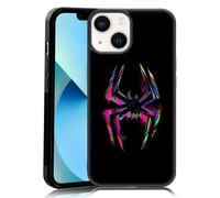 MMYAJT Morales Punk Gwen Phone Case Fit for iPhone 13, Black Spiderverse TPU Shockproof Protective iPhone Case Cute Colorful Spider Phone Case Cover Gift for Boy Girl Men Wome