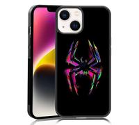 MMYAJT Morales Punk Gwen Phone Case Fit for iPhone 14, Black Spiderverse TPU Shockproof Protective iphone Case Cute Colorful Spider Phone Case Cover Gift for Boy Girl Men Wome
