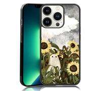 MMYAJT There's A Ghost in the Sunflower Field Fit for iPhone 13 Pro
