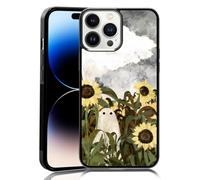MMYAJT There's A Ghost in the Sunflower Field Fit for iPhone 14 Pro Max