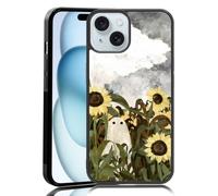 MMYAJT There's A Ghost in the Sunflower Field Fit for iPhone 15