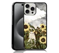 MMYAJT There's A Ghost in the Sunflower Field Fit for iPhone 15 Pro Max