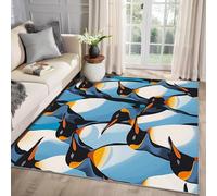 MMYAOKEN Penguin Rug - Polar Animal Rug Small 50x80, Cute Funny Animal Patterned Area Rugs for Entryway, Machine Washable Non Slip Soft Door Mat, Penguin Home Decor & Gifts