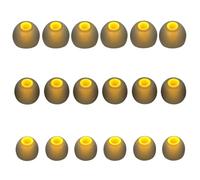 MMYQXI Earbud Replacement Tips Silicone Earbud Tips Earbud Covers Fit for in-Ear Headphones (Inner Hole 3.8mm -5.1mm) Earbud Rubber Tips Eartips 9 Pairs S/M/L