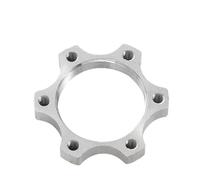 MMYUAK Bike Disc Brake Adapter Converter 1/2/10pcs Bicycle Hub Disc Brake Rotor Adaoter 44mm 48mm Bike Freewheel Modified Threaded 6 Blot Flange Adapter(44mm 1pc)