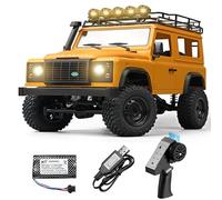 MN-98 RC Crawler, 1:12 Scale RC Rock Car, 4WD Off-Road RC Truck RTR, 2.4G Remote RC Land Rover Vehicle Models for Adults Hobby Gifts (Yellow)