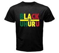MN Black Uhuru Jamaican Reggae Band Men's Black T-Shirt Size S-3XL