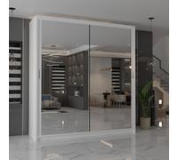 MN FURNITURE Ice Mirror Sliding Door Wardrobe