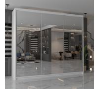 MN FURNITURE Ice Mirror Sliding Door Wardrobe