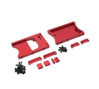 MN MN98 MN99S MN45 Metal Servo Mount Bracket Beam Crossbeam Shock Absorber Mount Seat Compatible with 1 12 Scale RC Car Upgrade Parts Compatible With Various RC Models(Red)