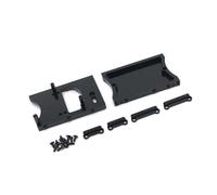 MN MN98 MN99S MN45 Metal Servo Mount Bracket Beam Crossbeam Shock Absorber Mount Seat Compatible with 1 12 Scale RC Car Upgrade Parts Compatible With Various RC Models(Black)