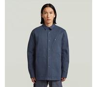 MN Twill Slim Overshirt - Dark blue - Men L