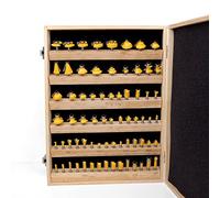 MNA Router Bits Set 1/4 Inch Shank 丨70 Piece Set