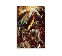 MNABSO Anime Manga Character Overlord Ainz Wall Art Picture Print Modern Family Room Decor 16 x 24 Inch (40 x 60 cm)