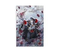 MNABSO Anime Overlord Role Ainz Ooal Gown Art Poster Decorative Painting Canvas Wall Art Living Room Poster Bedroom Painting 24 x 36 Inch (60 x 90 cm)