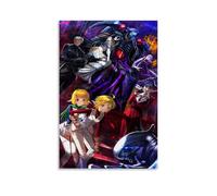 MNABSO Anime Overlord Role Collective Art Wall Art Picture Print Modern Family Room Decor 24 x 36 Inches (60 x 90 cm)