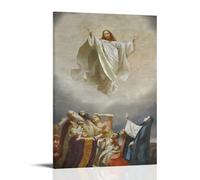 MNABSO Ascension of Jesus Christ Wall Art Picture Print Modern Family Room Decor 08 x 12 Inch (20 x 30 cm)
