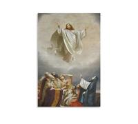 MNABSO Ascension of Jesus Christ Wall Art Picture Print Modern Family Room Decor 16 x 24 Inches (40 x 60 cm)
