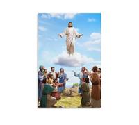 MNABSO Ascension of Jesus Wall Art Picture Print Modern Family Room Decor 12 x 18 Inches (30 x 45 cm)