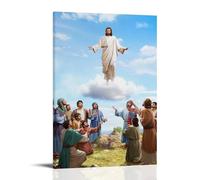 MNABSO Ascension of Jesus Wall Art Picture Print Modern Family Room Decor 24 x 36 Inches (60 x 90 cm)