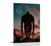 MNABSO Attack on Titan Anime Role Eren Yeager Art Poster Decorative Painting Canvas Wall Art Living Room Poster Bedroom Painting 08 x 12 Inch (20 x 30 cm)