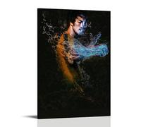 MNABSO Bruce Lee Chinese Kongfu Wall Art Picture Print Modern Family Room Decor 12 x 18 Inches (30 x 45 cm)
