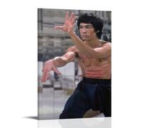 MNABSO Bruce Lee Chinese Kungfu Poster Decorative Painting Canvas Wall Art Living Room Poster Bedroom Painting 24 x 36 Inch (60 x 90 cm)