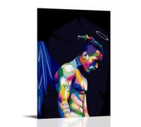 MNABSO Color Angel Art by Xxxtentacion Wall Art Picture Print Modern Family Room Decor 16 x 24 Inches (40 x 60 cm)