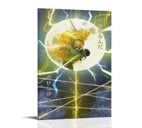 MNABSO Demon Slayer Agatsuma Zenitsu Thunder Breathing Poster Decorative Painting Canvas Wall Art Living Room Poster Bedroom Painting 20 x 30 Inch (50 x 75 cm)