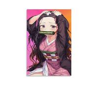 MNABSO Demon Slayer Nezuko Cute Art Wall Art Picture Print Modern Family Room Decor 20 x 30 Inches (50 x 75 cm)