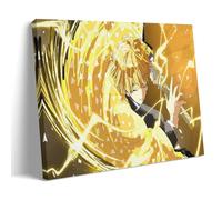 MNABSO Demon Slayer Zenitsu Cute Art Wall Art Picture Print Modern Family Room Decor 20 x 30 Inches (50 x 75 cm)