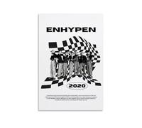MNABSO ENHYPEN Black & White Fan Art Wall Art Picture Print Modern Family Room Decor 20 x 30 Inches (50 x 75 cm)