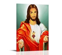 MNABSO Jesus Sacred Heart Wall Art Picture Print Modern Family Room Decor 08 x 12 Inches (20 x 30 cm)