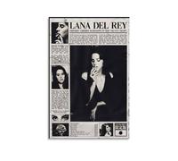 MNABSO Lana Del Rey Singer Art Poster Wall Art Picture Print Modern Family Room Decor 16 x 24 Inches (40 x 60 cm)