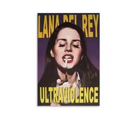MNABSO Lana Del Rey Singer Poster Decorative Painting Canvas Wall Art Living Room Poster Bedroom Painting 20 x 30 Inch (50 x 75 cm)
