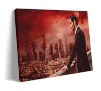 MNABSO Lucifer Looking at The City Poster Decorative Painting Canvas Wall Art Living Room Poster Bedroom Painting 20 x 30 Inch (50 x 75 cm)
