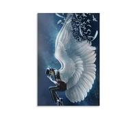 MNABSO Michael Jackson Is An Angel Art Poster Wall Art Picture Print Modern Family Room Decor 20 x 30 Inches (50 x 75 cm)
