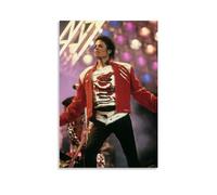 MNABSO Michael Jackson Red And Black Wall Art Picture Print Modern Family Room Decor 12 x 18 Inches (30 x 45 cm)