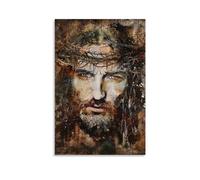 MNABSO Painting Jesus Crown of Thorns Poster Decorative Painting Canvas Wall Art Living Room Poster Bedroom Painting 16 x 24 inches (40 x 60 cm)