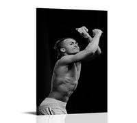 MNABSO Rap Singer Xxxtentacion Black & White Wall Art Picture Print Modern Family Room Decor 24 x 36 Inches (60 x 90 cm)