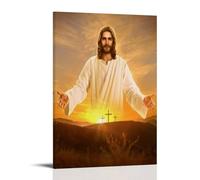 MNABSO Sacred Heart Jesus Wall Art Picture Print Modern Family Room Decor 16 x 24 Inches (40 x 60 cm)