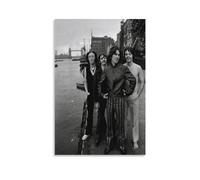 MNABSO The Beatles Black And White Classics Fan Art Poster Decorative Painting Canvas Wall Art Living Room Poster Bedroom Painting 24 x 36 Inch (60 x 90 cm)